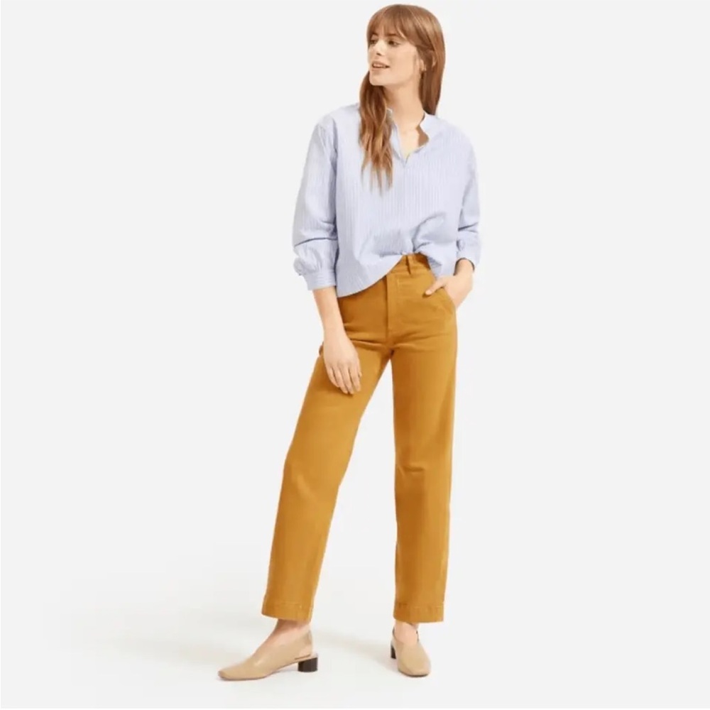 Everlane Straight-Leg Crop Pant